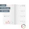 rido/idé Weekly Replacement Calendar Model Pocket Planner Int. 2026 |