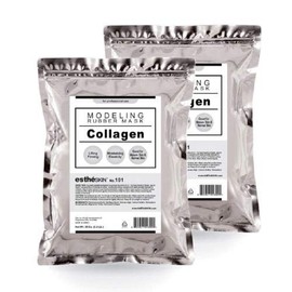 estheSKIN No.101 Collagen Peel Off Type Modeling Rubber Mask for Facial Skin Care Treatment, 35oz (2 pack)