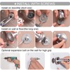 Soft-Catch Magnetic Door Holder Magnetic Doorstops Stainless Steel Wall Mount