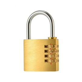 Brass Dial Combination Lock for Lockers and Cabinets Key
