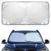 Car Windshield Sun Shade - Foldable Reflective Sun Visor for