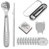 DFsucces Exfoliating Sharpener, Fish Eye Removal, Stainless Steel, Exfoliating Care,