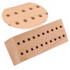screwdriver Pliers Organizer 20 Holes Beech Wood Display Stand Base