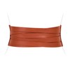 JASGOOD Women Leather Wide Waist Belt Braid Elastic Stretchy Belt