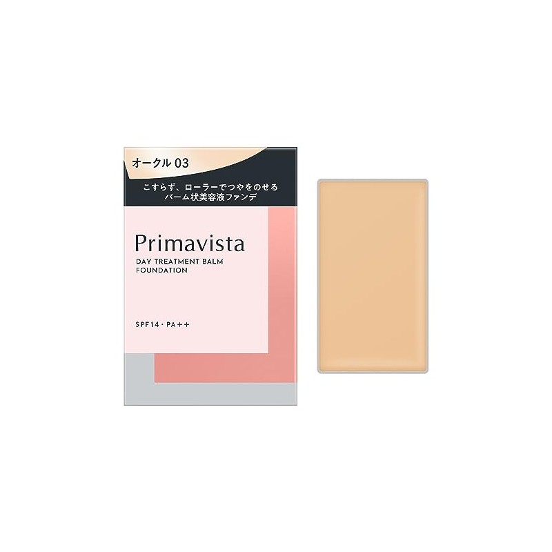 (Old Model) Primavista Day Treatment Balm, Roller Type, Ochre 03