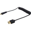 Duttek Mini HDMI to HDMI Spiral Cable, HDMI to Mini