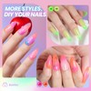Beetles Neon Gel Nail Polish Set, 6 Colors Summer Jelly