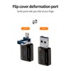 Apitiong Lightning OTG Adapter USB C, 2-in-1 Type C Lightning