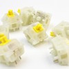 DRAOZA Gateron Milky Yellow Pro,5 Pin Switches pre lubed for