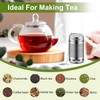 2pcs Tea Infuser, 304 Stainless Steel Tea Strainers for Loose