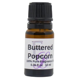 Buttered Popcorn Fragrance Oil by Eclectic Lady, 10 ml Premium, Long Lasting Diffuser Oils, Aromatherapy