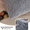 LIFEREVO 2 Pack Shaggy Plush Faux Fur Pillow Shams Velvet