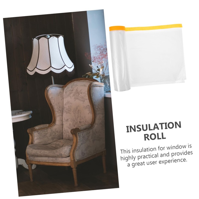 Operitacx 20m Insulation Shrink Film Window Insulation Kit Winter Window