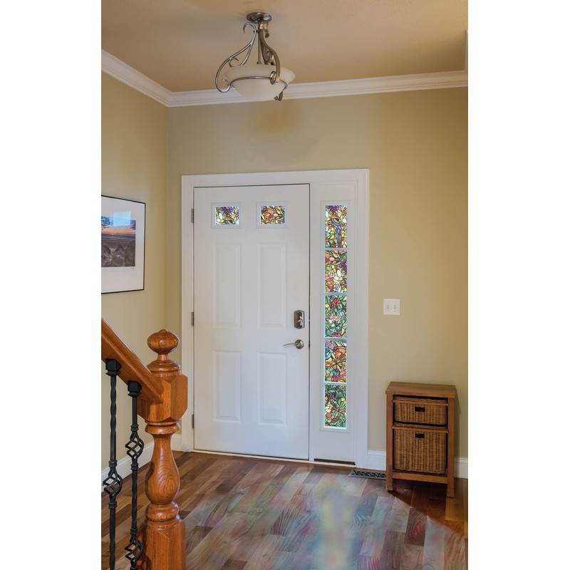 d-c-fix d-c-fix 346-0647 Self-Adhesive Privacy Glass Window Film, Spring Chapel/Tulia,