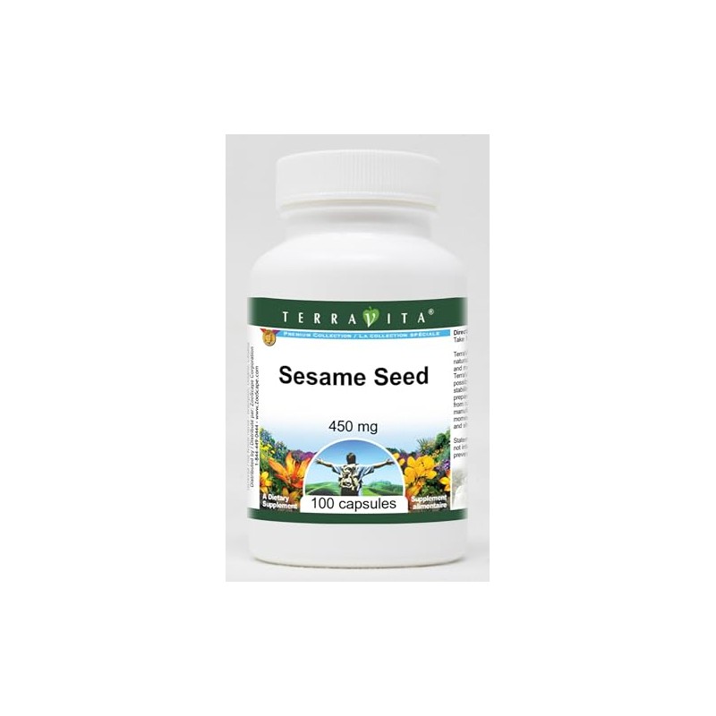 Sesame Seed - 450 mg (100 Capsules, ZIN: 521395)