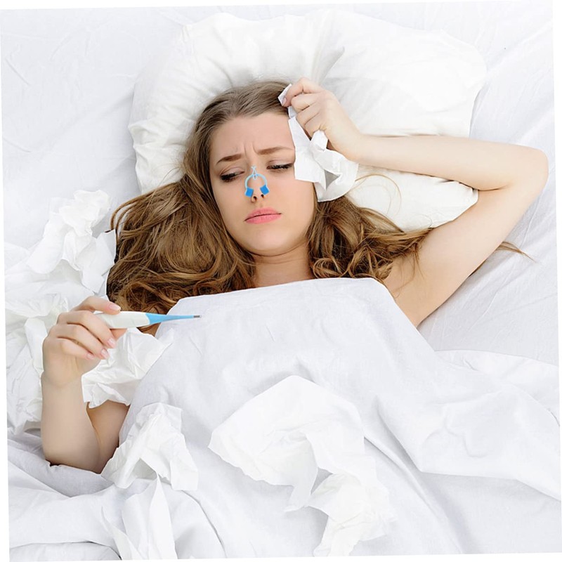 Outanaya 24Pcs Nose Correction Clips Portable Nose Stopper Clips for