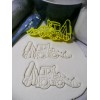 AJT BACKHOE DIGGER EXCAVATING CONSTRUCTION EQUIPMENT COOKIE CUTTER USA PR3231