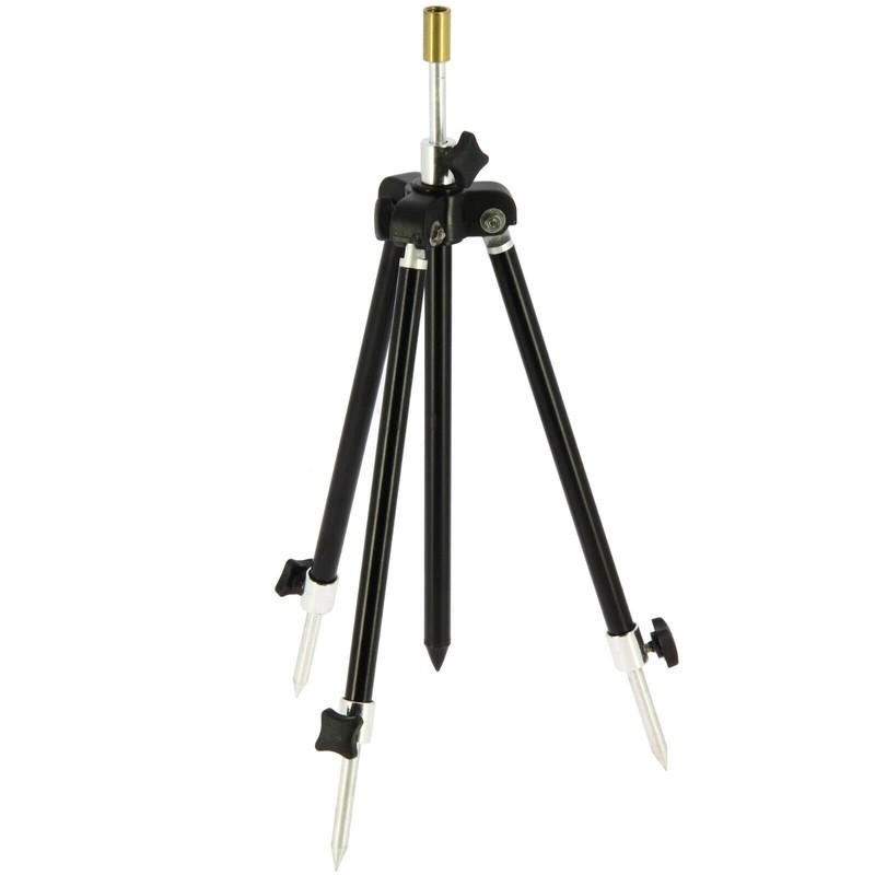 2x Fishing Tripod For Rod Rests Adjustable Legs & Banksticks