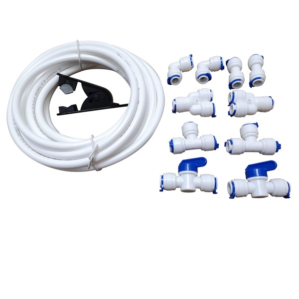GREDIA 3/8" inch Quick Connect Water Purifiers Tube Fittings for