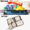 BillyBath 8-Piece Suitcase Organiser Set for Travel, Packing Cubes, Bags