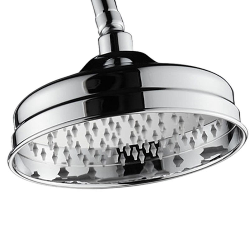 MagiDeal Rain Shower Head Round Replacement Accessory Sturdy Vintage 8