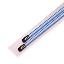 Golf Alignment Stick Cover Premium Leather Perfect Cover for Alignment Sticks Classic USA Design Alignment Sticks Holder Golf Club Protector Holds 2 Sticks.