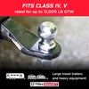 TOWSMART Class IV Chrome Trailer Hitch Ball, 12,000 lb., 2-5/16