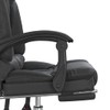 SKM Massage Reclining Office Chair Black Faux Leather (15.35 KG/33.77