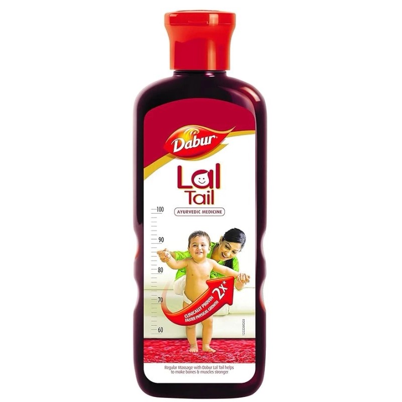 Dabur Lal Tail Ayurvedic Baby Massage Oil Help Growth makes
