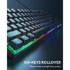 AUKEY KMG16 Mechanical GAMING Keyboard Blue Switches 104key 6-color backlight