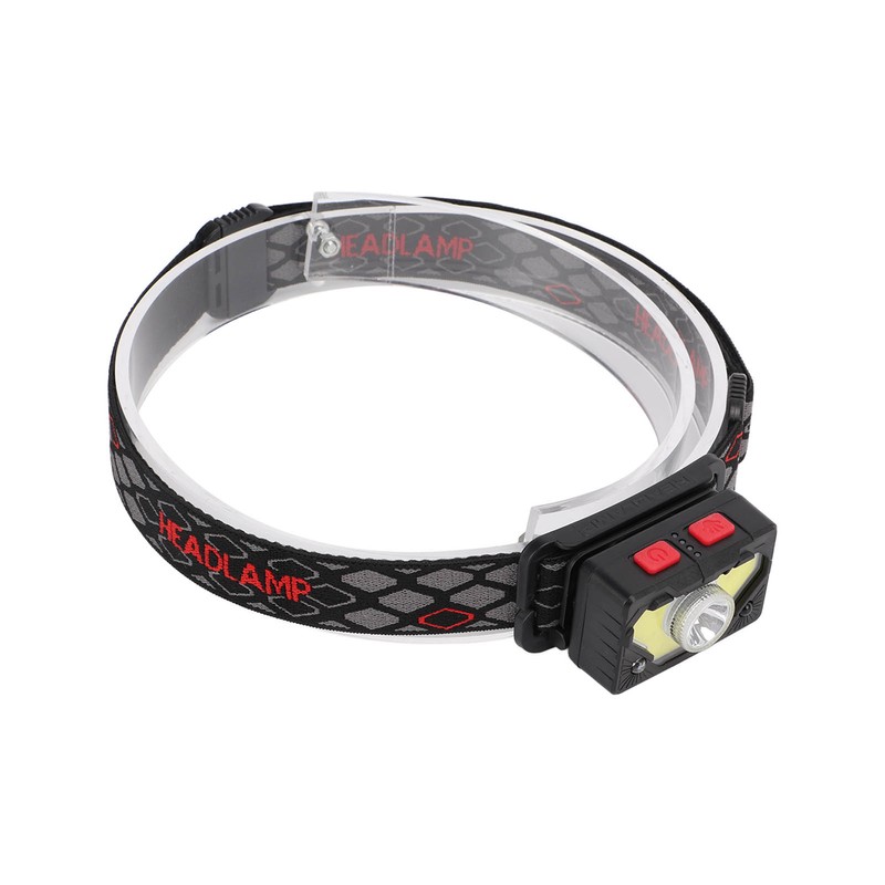 Rechargeable Headlamp USB Charging Infrared Sensor Headlight IPX4 Waterproof Hiking
