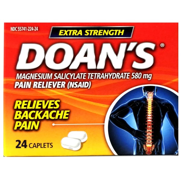 Doans Extra Strength Pills 24-Count (3-Pack)