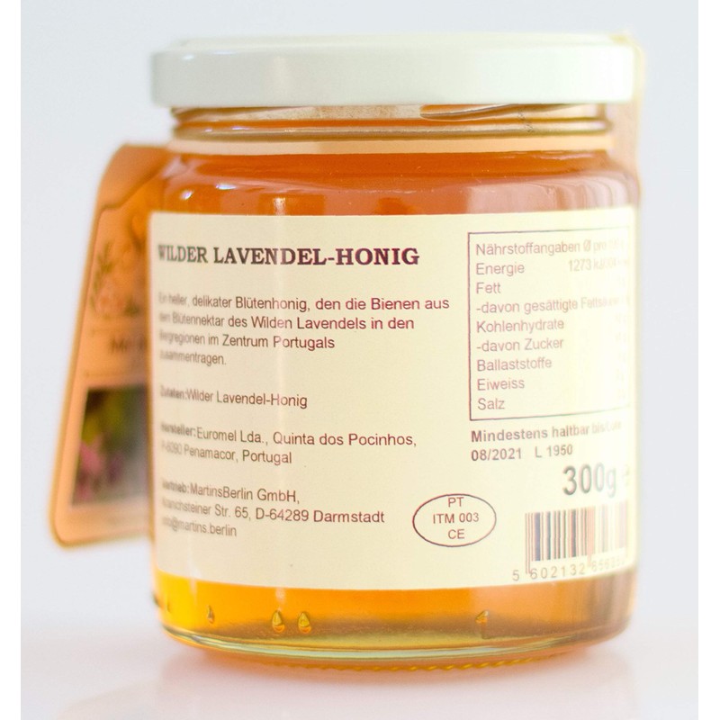 SerraMel - Wild Lavender Honey - 100% Biologic - Mel