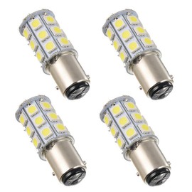 ShuoHui B15 B15D 12V-24V Bulb Bulb, B15d Bayonet Double Contact, 3.5W Cool White 6000K 30W Equivalent, for Lighting Low Voltage Devices 24 SMD (2)