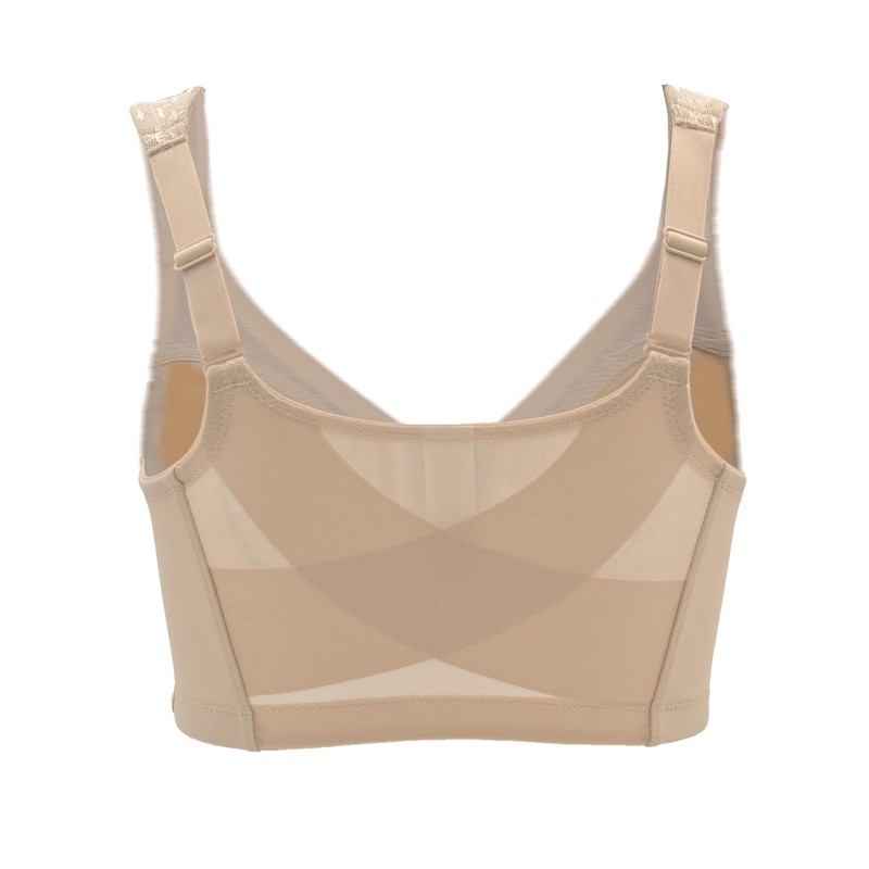 Oscrenia Full Coverage Front Closure Bra Wireless Plus Size for