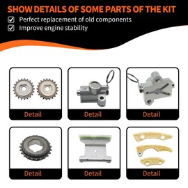 Aspaton 9-4201S Timing Chain Kit Compatible with LaCrosse G5 G6 Aura Terrain L4 2.0L 2.2L 2.4L 94201S 2003-2018