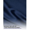 YnM Exclusive Cotton Duvet Cover for Weighted Blankets with 16