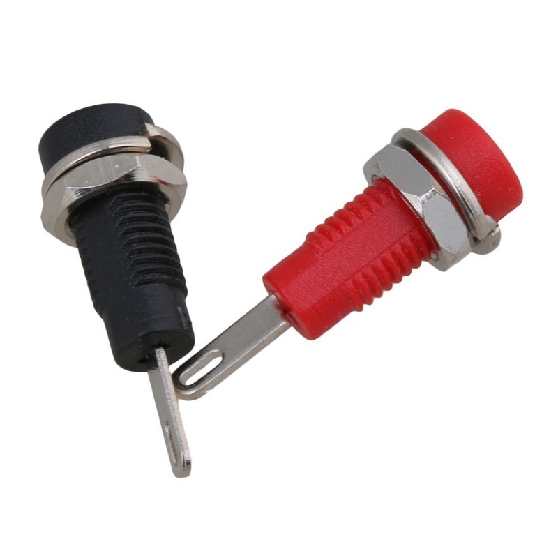 Oiyagai 10Pcs 2mm Multimeter Test Probe Binding Post Banana Jack