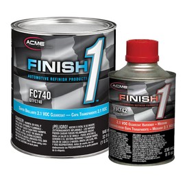 acme Sherwin-Williams Finish 1 VOC Super Brillante Gloss Clearcoat Medium Kit (Quart)