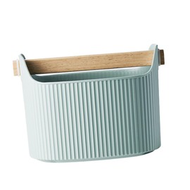 ULTECHNOVO Large Capacity for Used Coffee Grounds Hips and Beech Coffee Ground Dispenser with Elegant Lid Easy to Clean Espresso Accessories for Homes Cafes and Offices