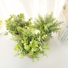 3pcs Potted Artificial Plant Fake Green Grass Leaves Artificial Simulation