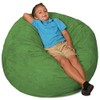 Comfy Sacks 3 ft Memory Foam Bean Bag Chair, Lime