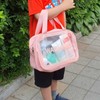 Waterproof Pink Large Transparent Swimming Bag Transparent Beach Bag