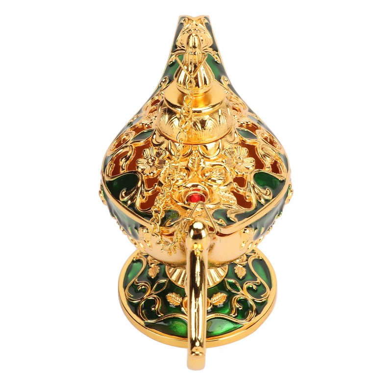 Magic Genie Lamp Exquisite Colorfast Eye Catching Alloy Embossed Pattern