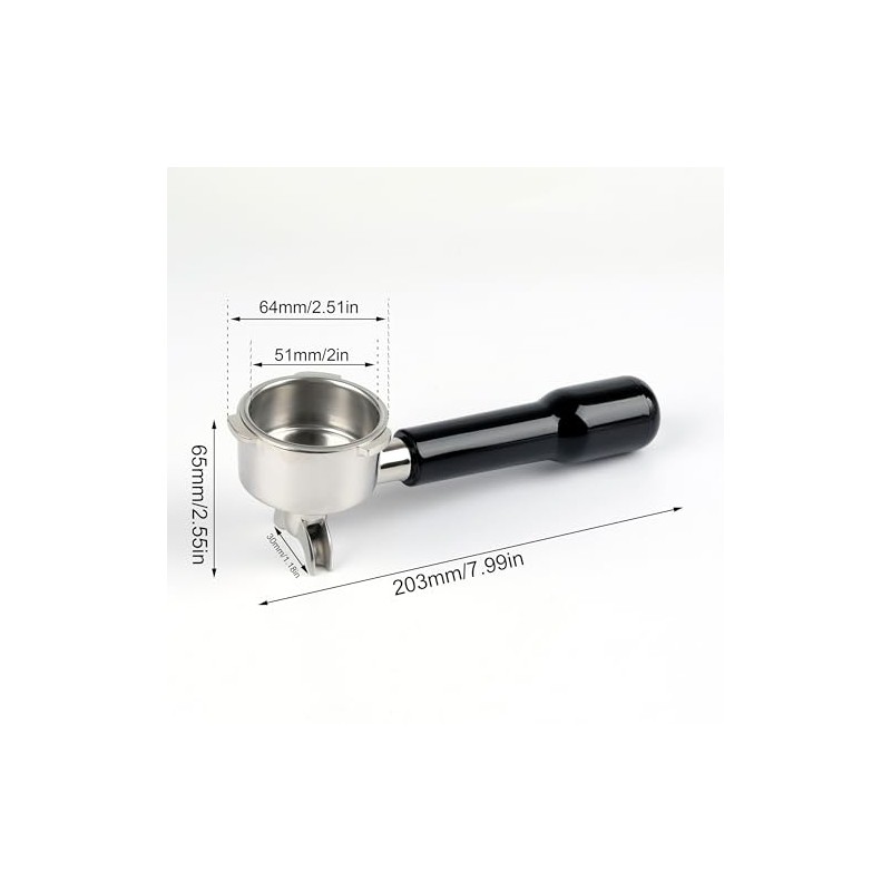 Filter Holder 51 mm for Cecotec Power Espresso 20 /