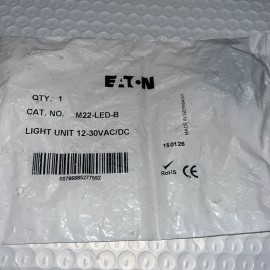 Eaton M22-LED-B, Eaton, Blue  Light Unit 12-30Vac/DC Screw Terminal, NEW