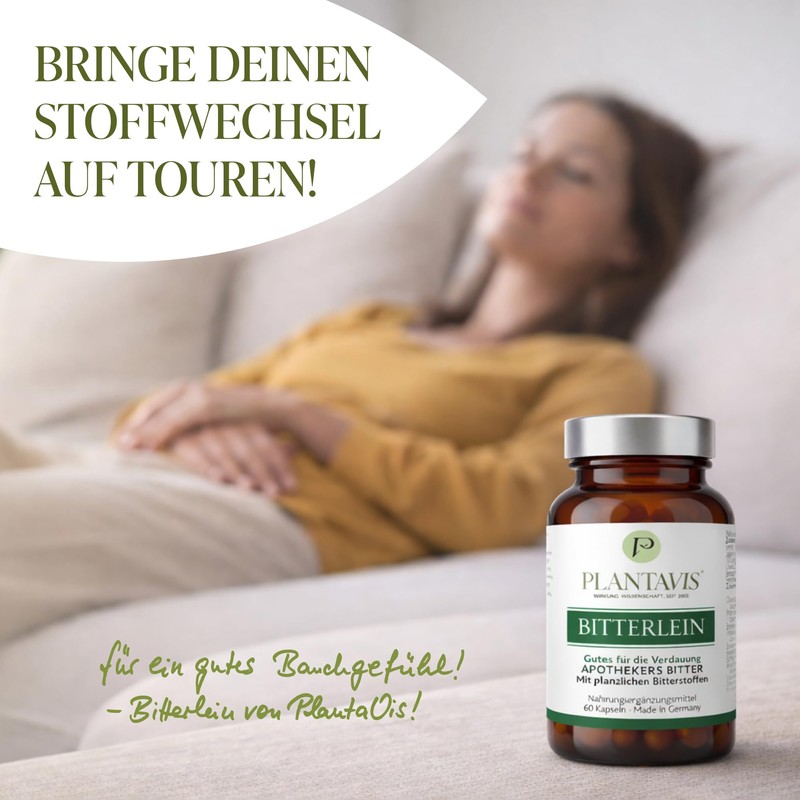 Bitter Substances Capsules with Dandelion, Artichoke & Gentian - Natural