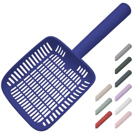 CATSTAG TypeC Cat Litter Scoop - Small Holes (0.11in) Big Size Scooper - Long Handle & Easy Cleaning - Hanger for Litter Box