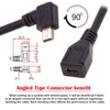 chenyang USB 2.0 Mini USB 5Pin Male to Female 90