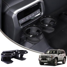 METYOUCAR Toyota Land Cruiser 250 Land Cruiser 250 Exclusive Drink Holder Cup Holder Round Rear Seat Air Conditioning Drink Holder Carbon Steel Material Interior Parts Convenient Items Custom